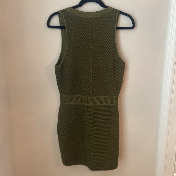 Retrofête Green Ellison Rob Knit Mini Dress - Picture 6 of 9
